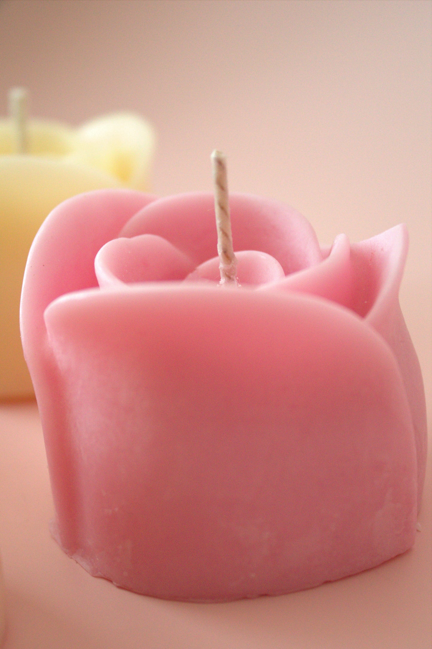 Small Rose Soy Candle