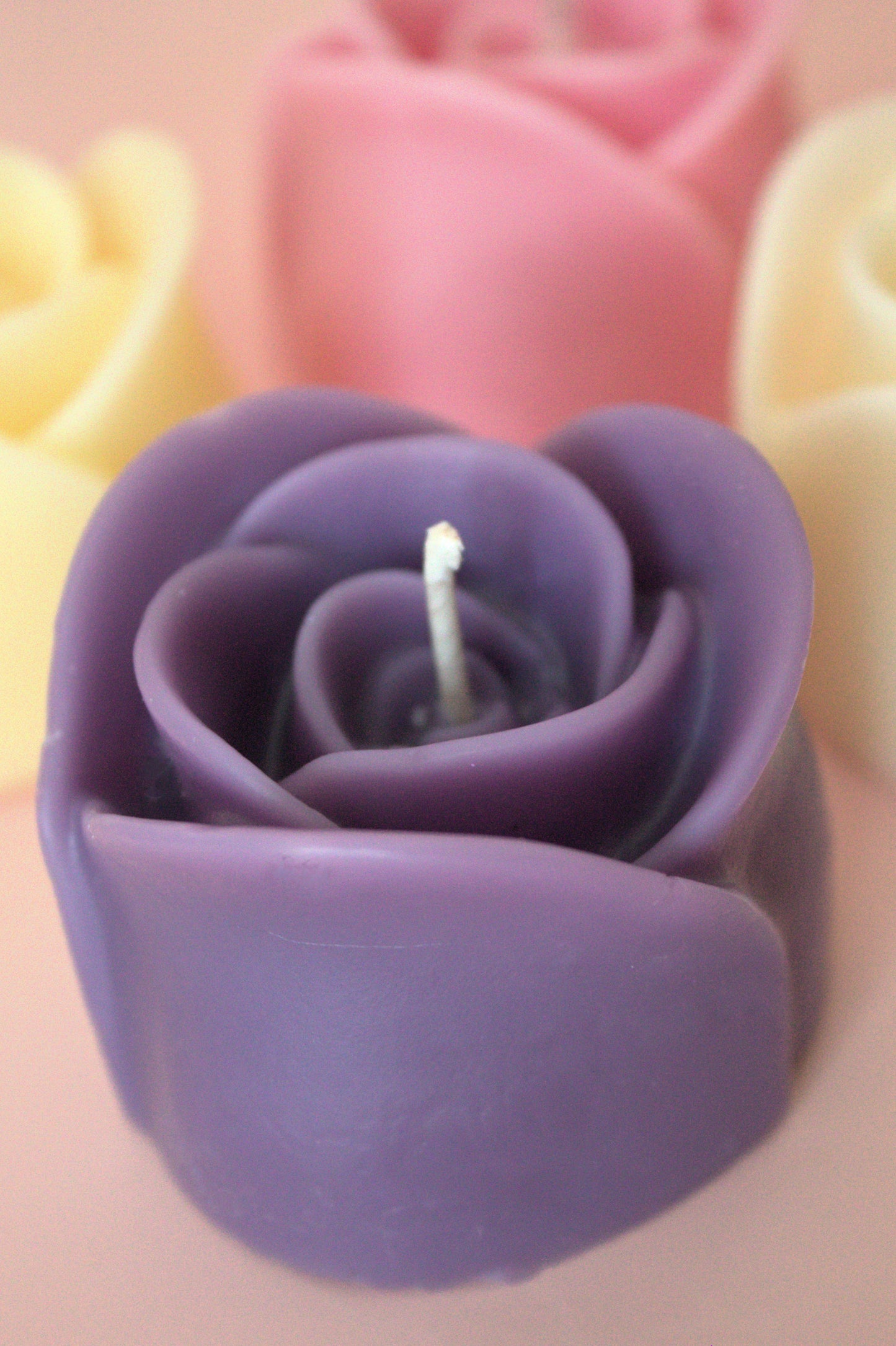 Small Rose Soy Candle