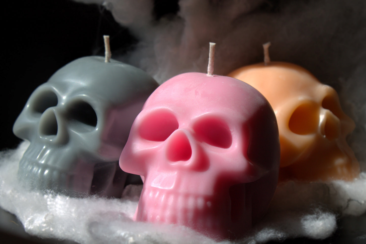 Soy wax Skull Candle