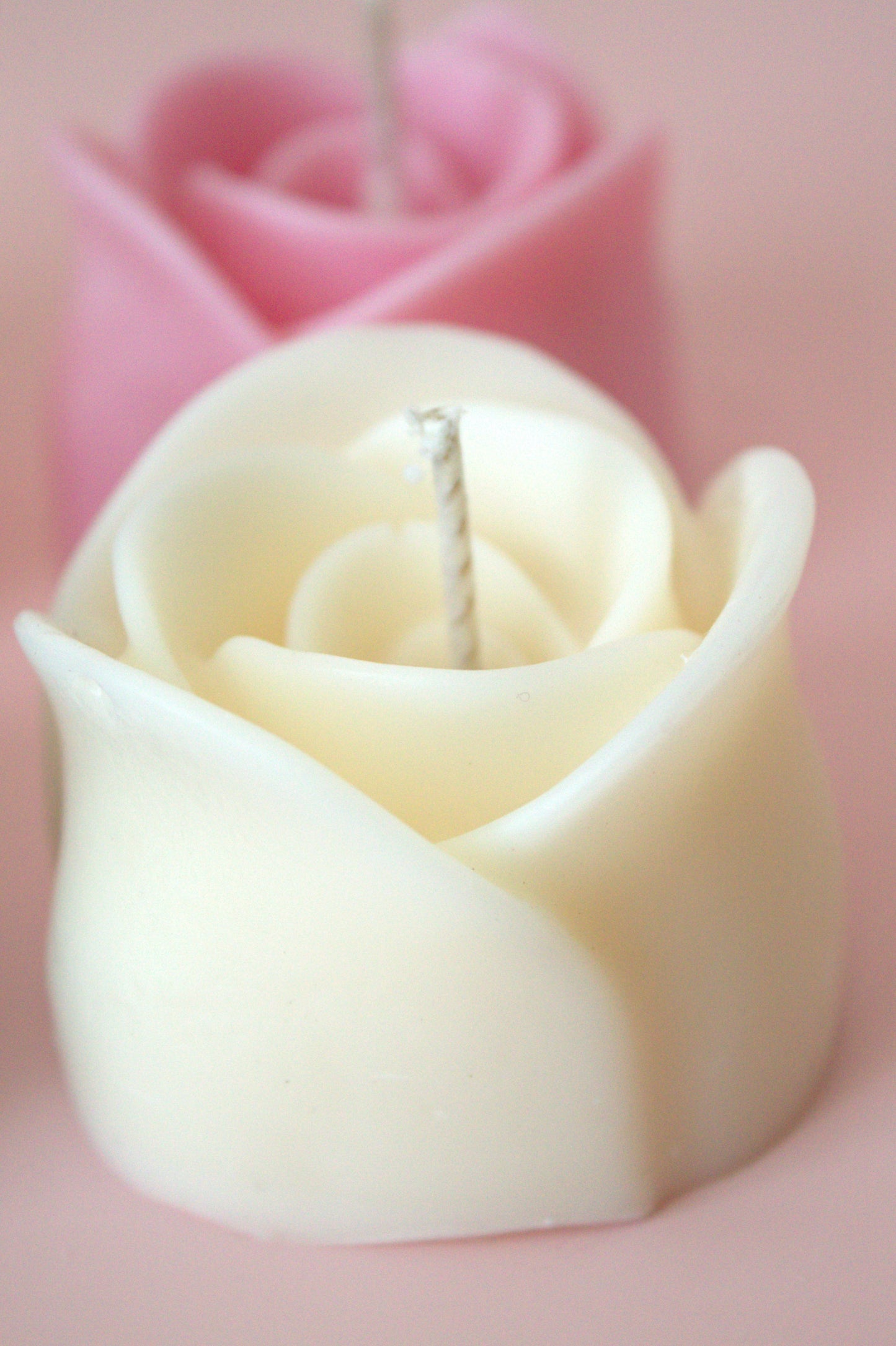 Small Rose Soy Candle